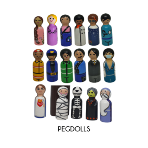PEGDOLLS PINTADA 1 FIGURA